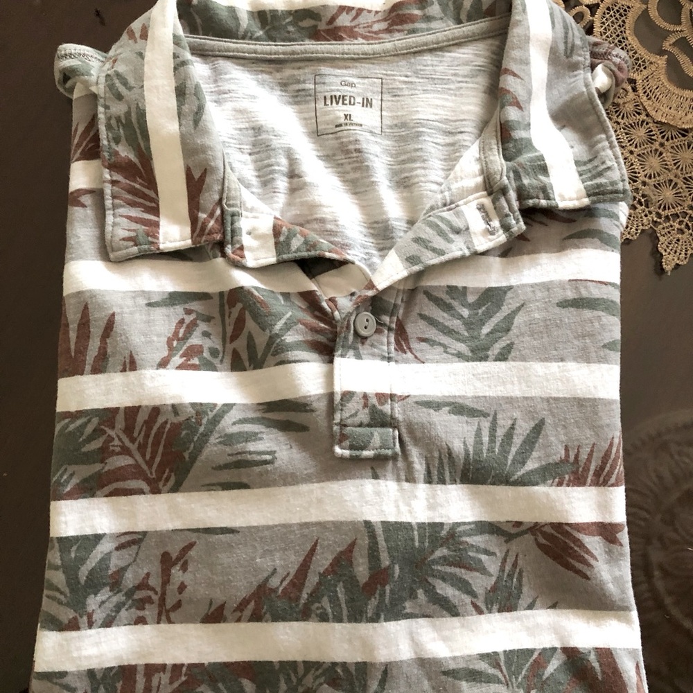 GAP LIVED IN CASUAL POLO SHIRT